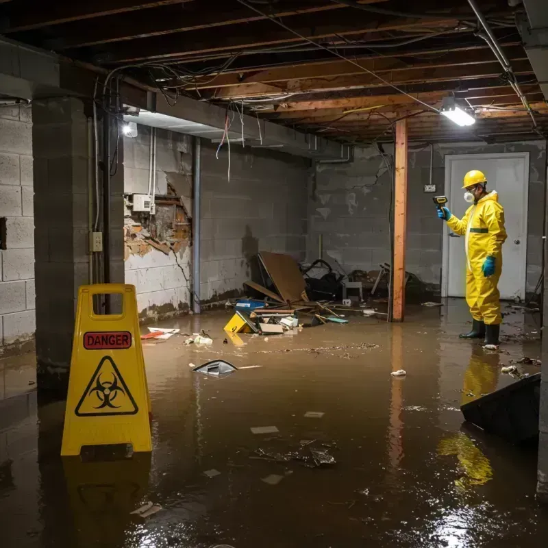 Flooded Basement Electrical Hazard in Velda Village Hills, MO Property